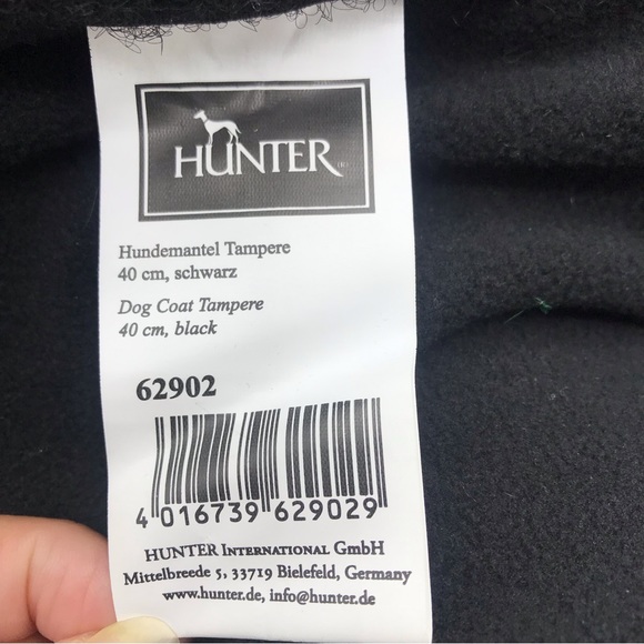 Hunter Tampere Waterproof Harness Acces quilted Puppa Coat Black 40cm - Picture 9 of 12
